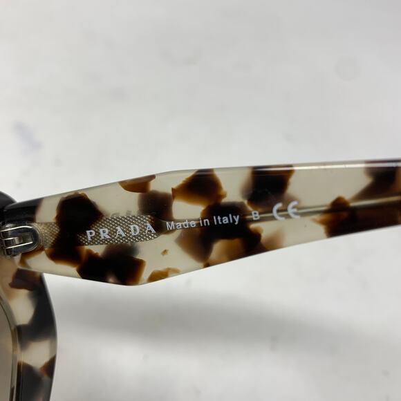 Prada SPR16R Large Womens Sunglasses Gray Tortoise Shell With Case - Picture 7 of 8